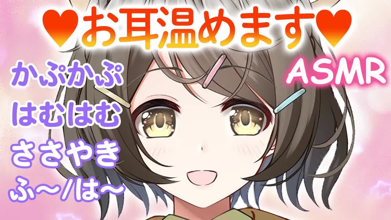 【ASMR】お耳温めます♥耳はむかぷ/お耳食べる系Vtuber【耳はむ/耳かぷ/耳ふー/囁き/睡眠導入/Vtuber】Ear