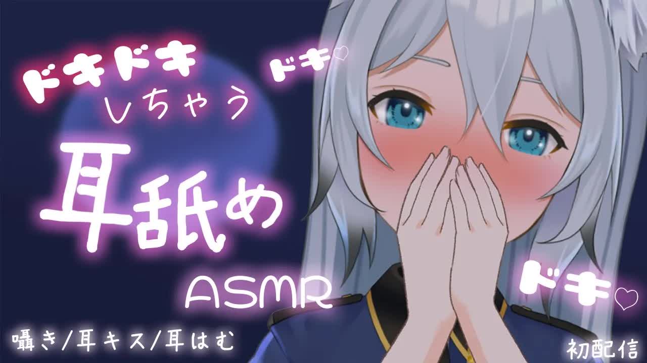 【ASMR/耳舐め】夜中にこっそり耳いじめたい！（earlicking,whisper,舔耳）通信障害有💦