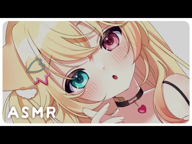 ▽ ASMR time -  Ear Licking | 摩擦聲、舔耳親吻聲💛