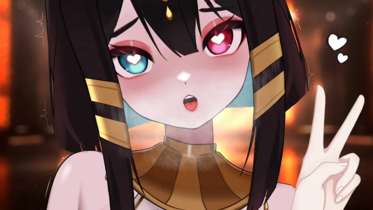 [ASMR] 1 hour of anubis GF gives you earlicks and kisses ♥