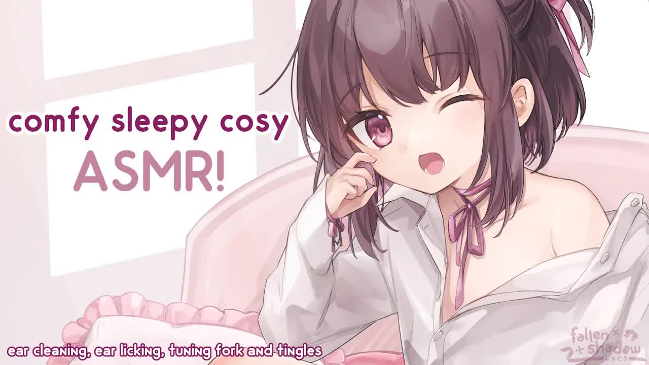 LIVE ASMR! 🔴 lemme nap on your chest for a bit, okay? kisses, ear licking, ear cleaning & triggers 🎀