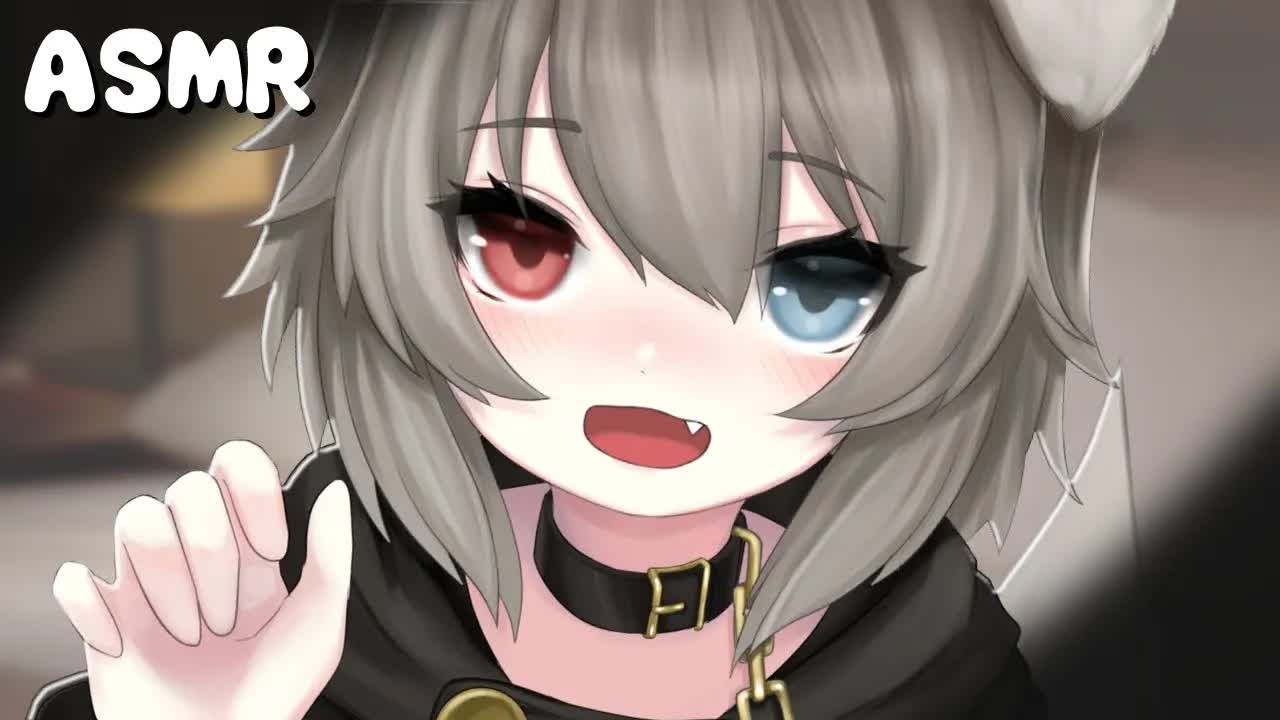 【ASMR/黒3dio】🦴おきてる？ねてる？だめ一緒にいて🦴【蓮希るい】耳舐め/心音/囁き多め