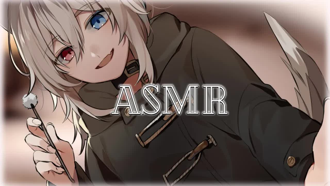 【ASMR/黒3dio】🦴仔犬に好き勝手されるASMR🦴【囁き/耳かき/耳舐め/心音/耳はむ/耳ふー/吐息/舔耳朵】