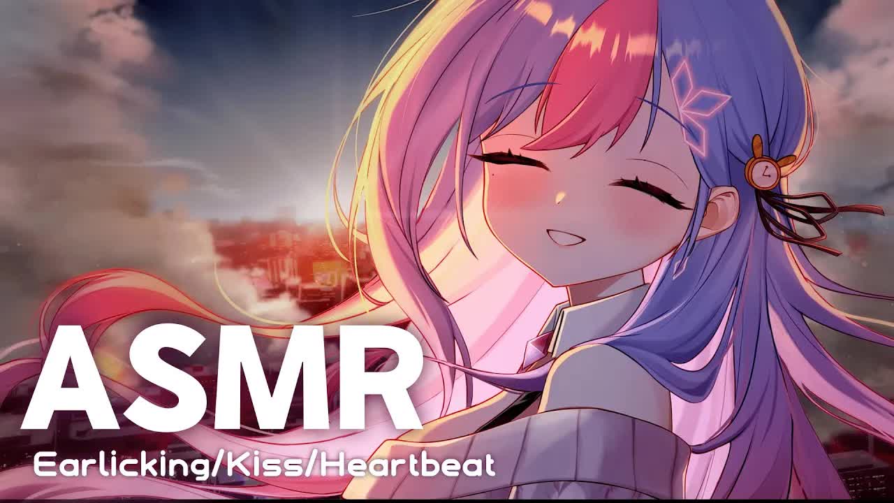 【ASMR / 黒3dio pro】 💗 종말에도 함께하는 ASMR 💗 Ear licking / kissing / heart beat 2h