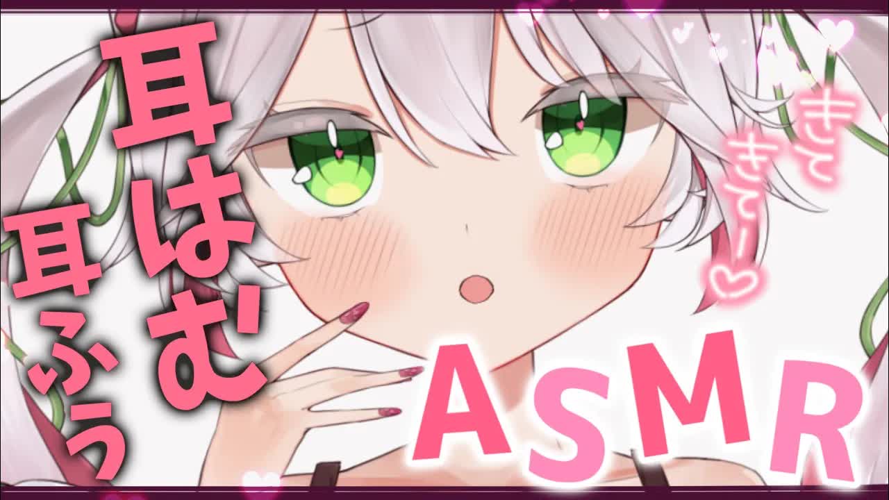 🤍【 #ASMR 】最高に気持ちいい耳塞ぎ💓耳はむ/耳ふぅ 絶対寝かしつける安らぎの時間🌬🤍 healing massage/licking 高音質 【新人VTuber / 狭韋川はゆり】
