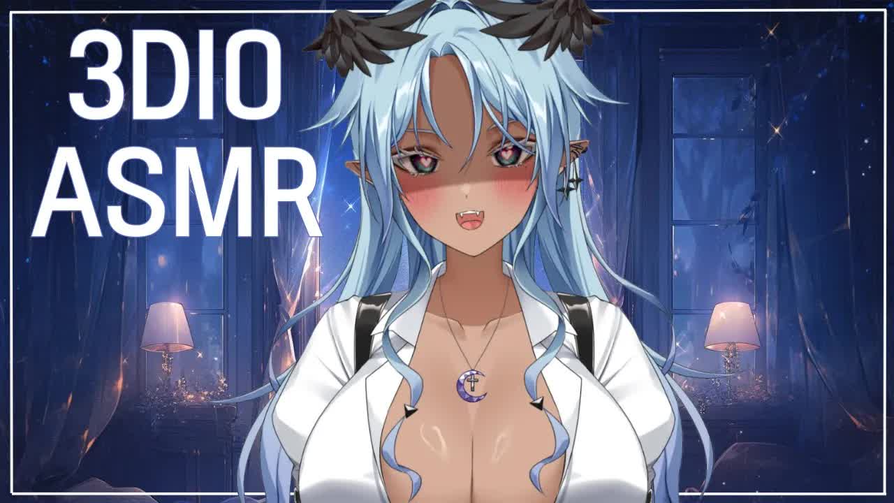 [ASMR / 3DIO] sensational ASMR 💙 Ear licking / Kissing / Sniffing / Talking 💙