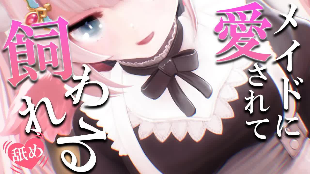 【耳舐めASMR/黒dio/3dio】ぞわぞわ💕メイドに耳奥まで愛情たっぷりご奉仕で癒しちゃう💓かぷかぷ💓はむはむ💓トロトロ💓長めの耳ふ～/キス音/ゼロ距離耳ふ～♡/新感覚【花羽ほまり】