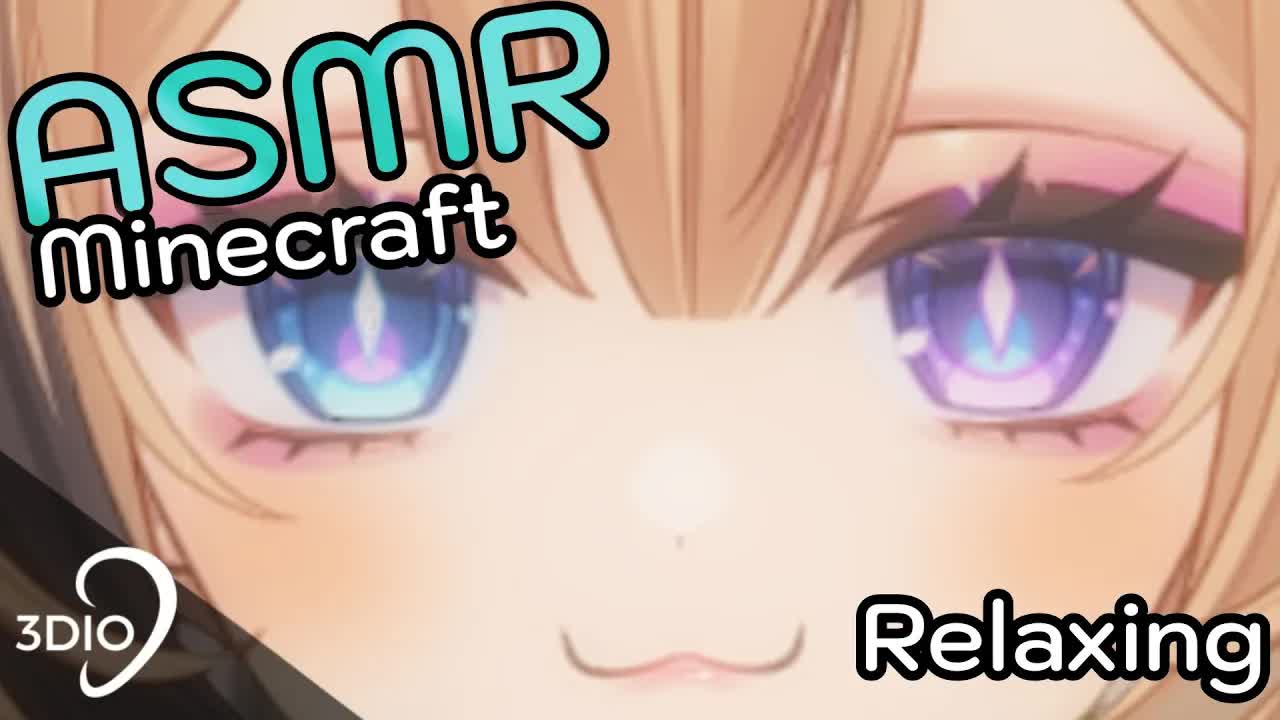 [ 🐝ASMR 3DIO ] Ear Eating Minecraft Song Rain Relaxing