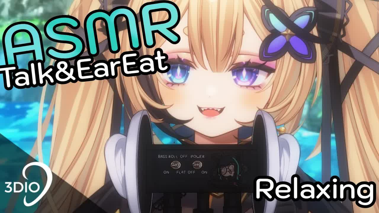 [ 🐝ASMR 3DIO ] Talk And Ear Eating หูละลาย