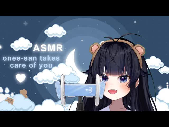 [ASMR/耳舐め] Onee-san Ear Licking & Mouth Sounds, etc.