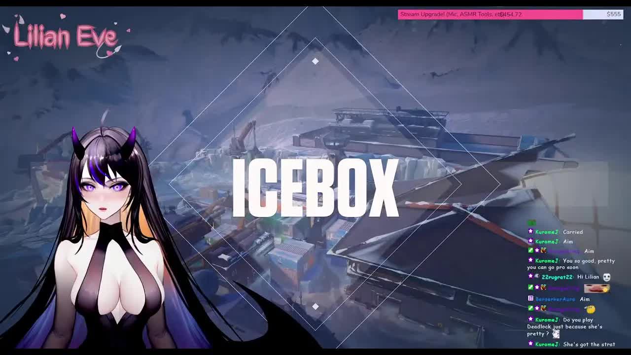 【ASMR/雑談 3dio】 Lilian Eve 【 VTuber 】ASMR Live Stream - 💜 ear licking and kisses💜