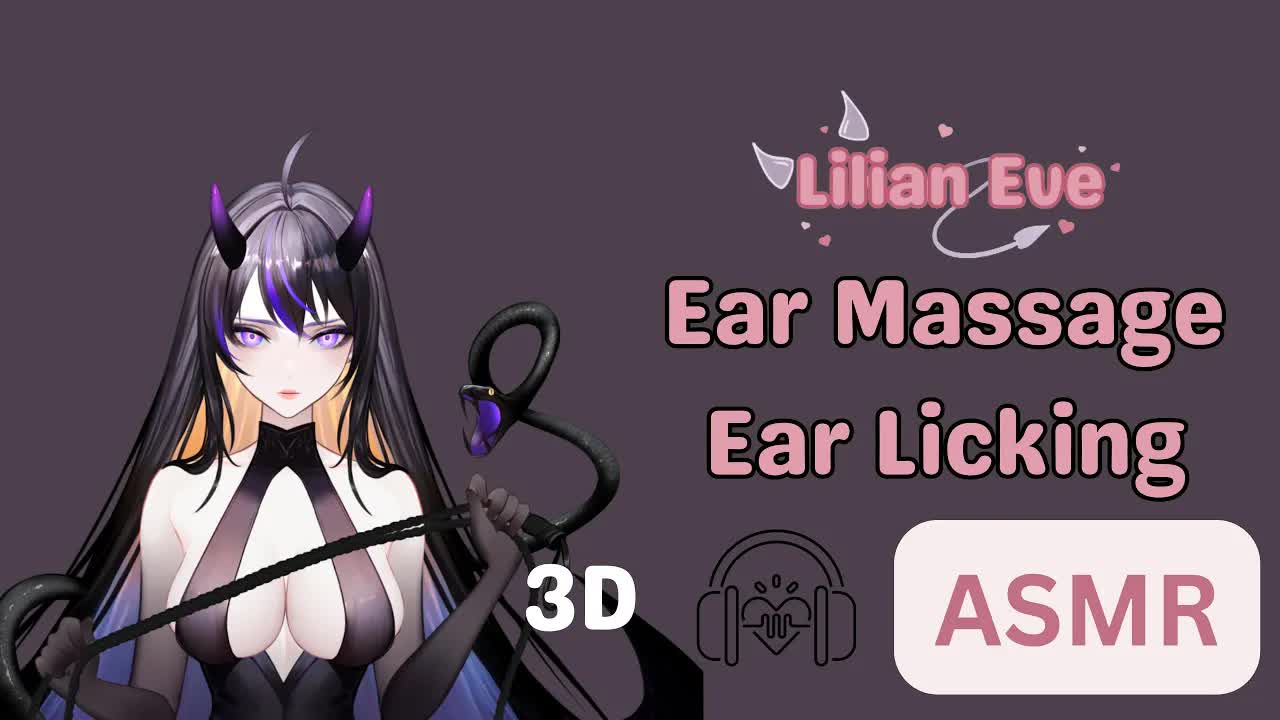 【ASMR/雑談】EXTREME 3D VTUBER ear eating and ear massage 💜 with downbad chat 💜