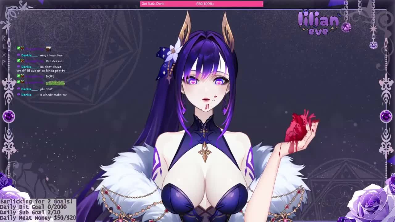 4k Wet Noises - innovative earlicking - Lilian Eve 【 VTuber 】
