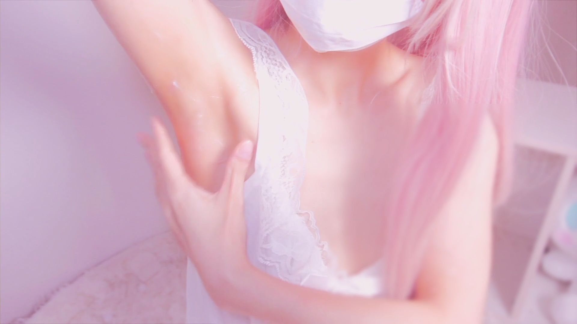 【ASMR/3DIO】腋フェチさん必見💖乾いた脇にぬるぬるオイルを塗ってスクラッチング＆タッピング💕✨️【armpit/Scratching/Tapping/No Talking】