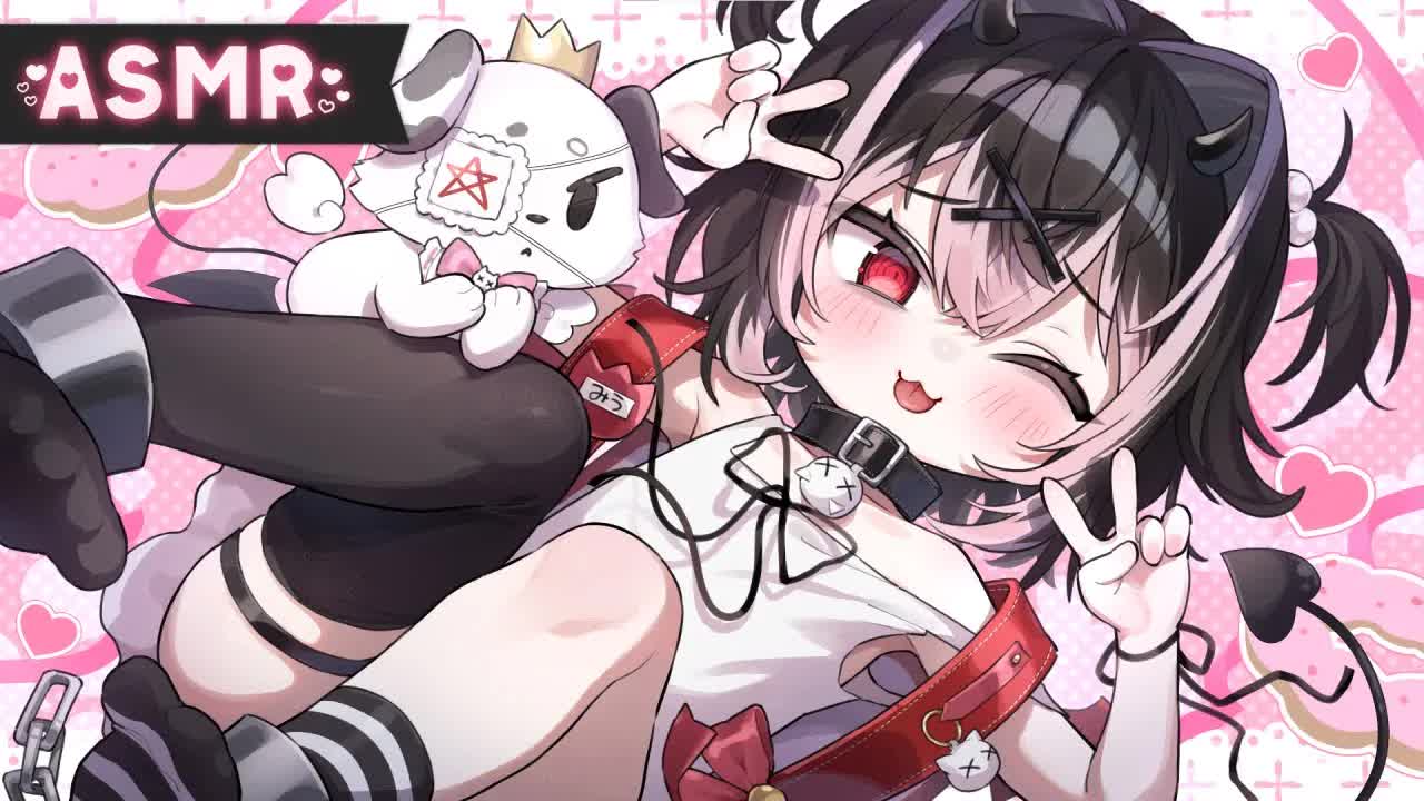 【ASMR】IMOUTO HELPS YOU CALM DOWN [ ear licking | ear kisses | soft breathing & giggles ]