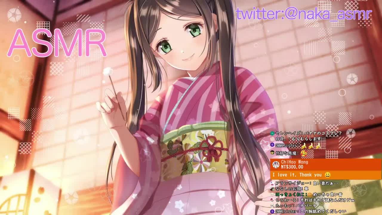 ASMR♡来週はニコニコ一周年！耳かき・囁き声・吐息・耳舐め