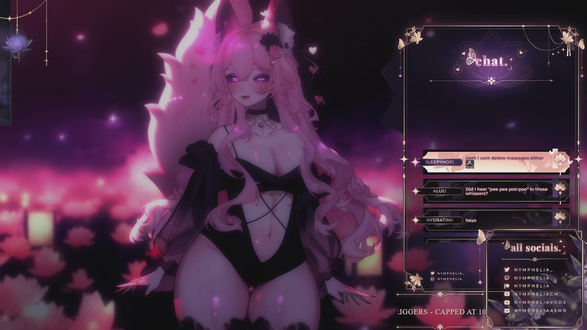 ♡live asmr♡ let me take care of you~ kisses, earlicks, heartbeats, inaudible whispers and more~ !discord !merchdrop !valentine