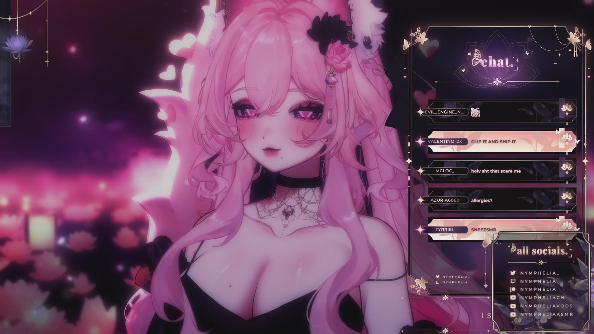 ♡live asmr♡ you look tasty, let me lick you up~  deep kisses, earlicks, heartbeats, whispers and more~ !discord !merchdrop !valentine