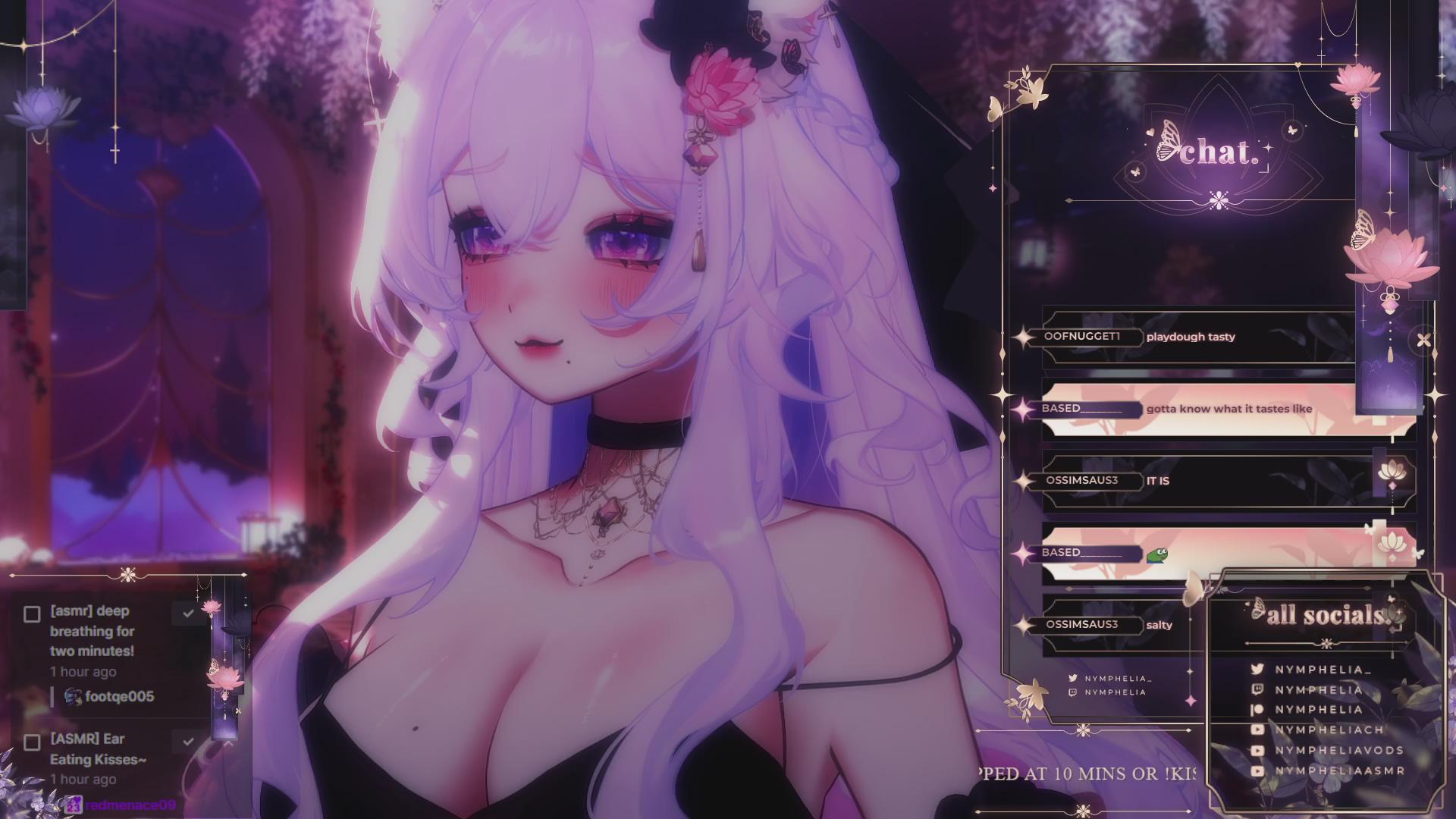 ♡live asmr♡ i'm eepy, let's relax together~ earlicking, kisses, heartbeats and more~ !discord !merchdrop !valentine
