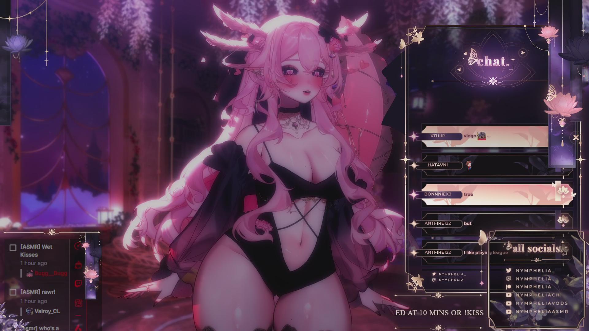 ♡live asmr♡ i want to take care of you~ earlicking, kisses, heartbeats and more~ !discord !merchdrop !valentine