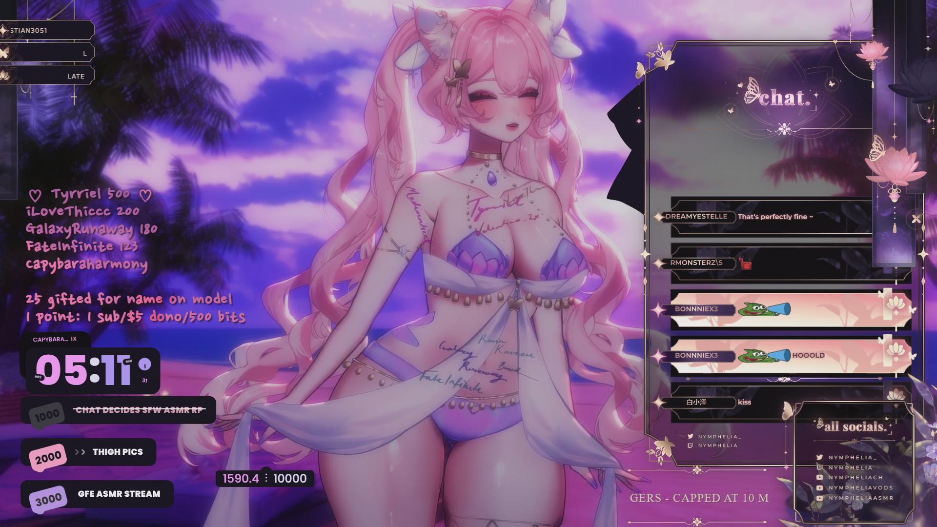 ♡LIVE 3DIO ASMR♡ LIATHON DAY 6 ♡ soft and intense kisses, earlicking and more ♡ !liathon !merchdrop !valentine