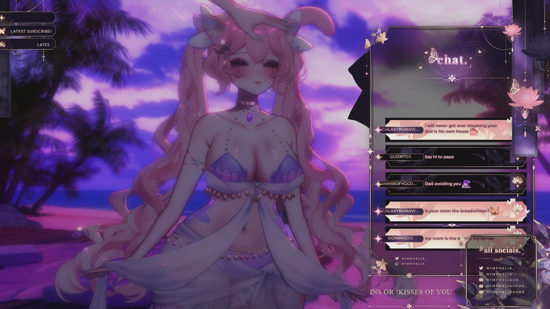 ♡LIVE ASMR♡ beach date~ kisses, earlicks, ear rubbies & more! ♡ !discord !merchdrop !valentine