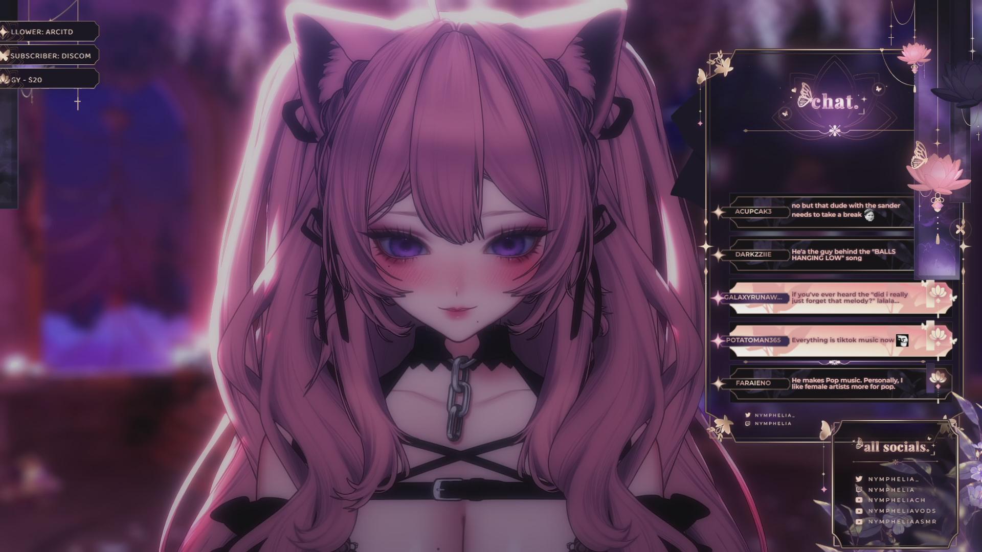 ♡LIVE ASMR♡ let's relax together~ kisses, earlicks, heartbeats & more ♡ !discord !merchdrop !valentine