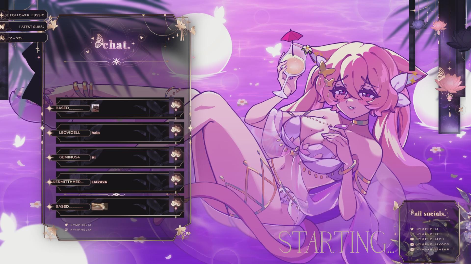 ♡LIVE ASMR♡ deep and intense wet kisses, earlicks, heartbeats & more ♡ !discord !links !merchdrop !valentine