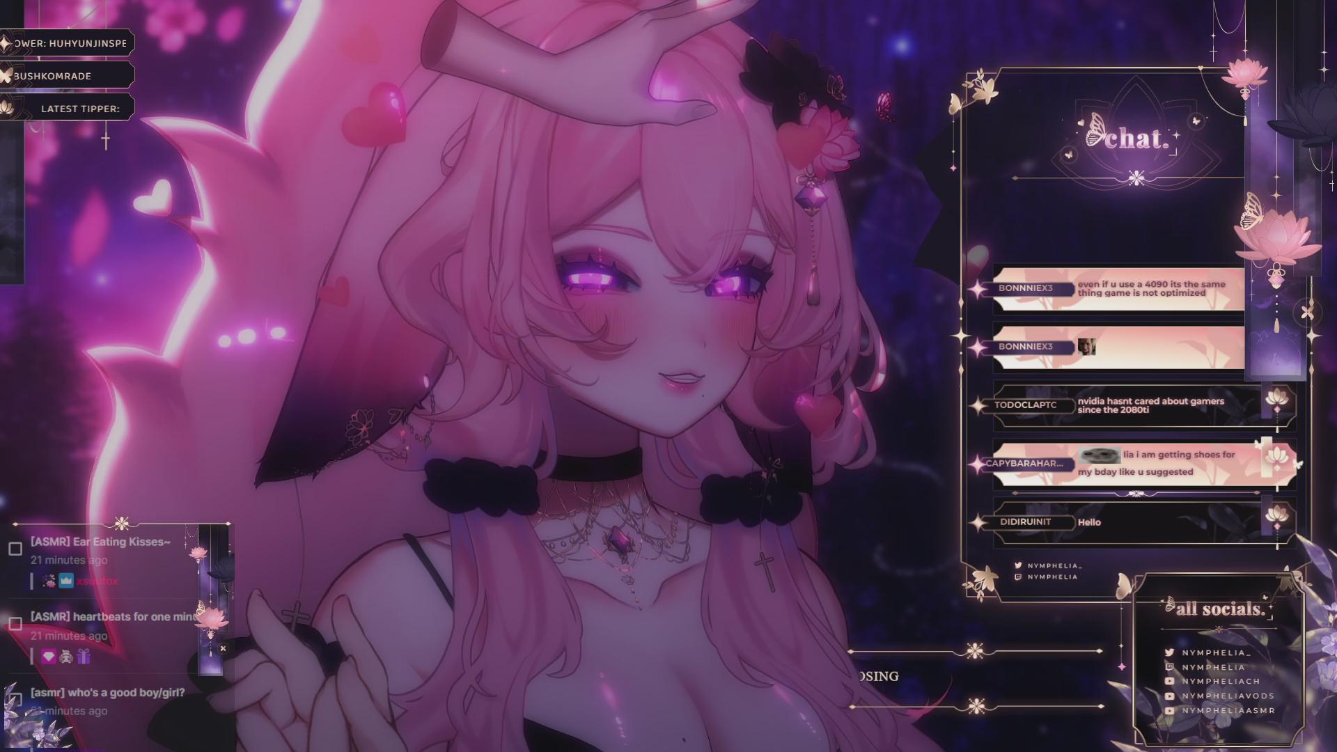 ♡LIVE ASMR♡ super needy today~ deep and slow wet kisses, earlicks, heartbeats & more ♡ !discord !links !merchdrop !valentine