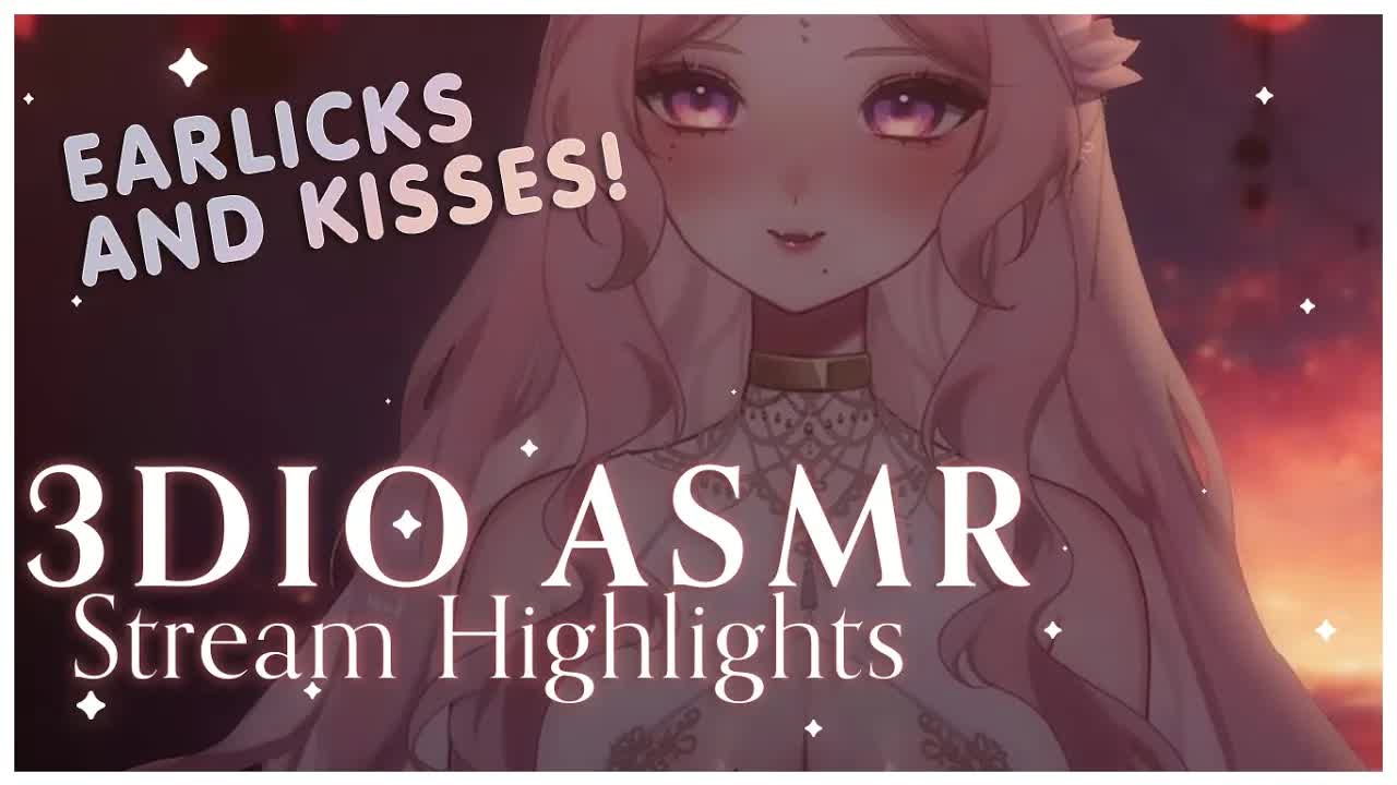 [3DIO ASMR] deep ear kisses and earlicks ♥ tingles [VTUBER]