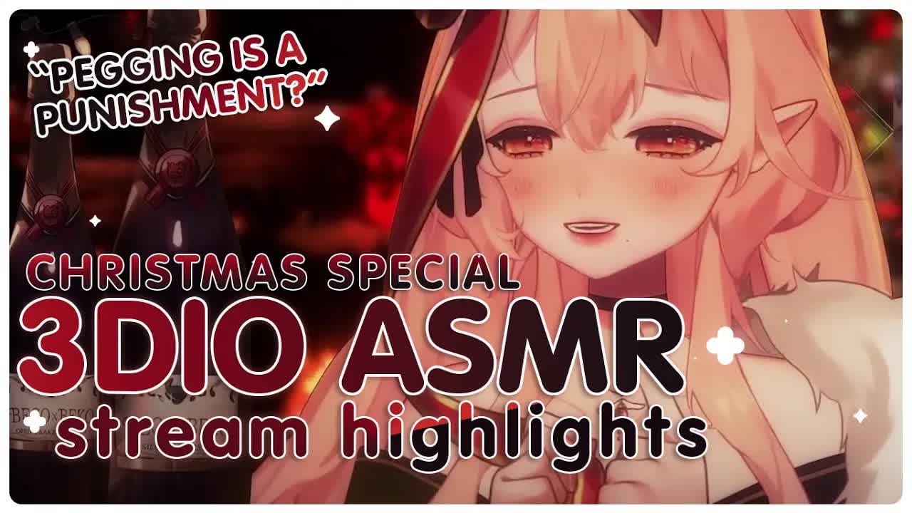 [3DIO ASMR] CHRISTMAS SPECIAL -  earlicks, earrubs, deep kisses, noms, heartbeats ♥ tingles [VTUBER]