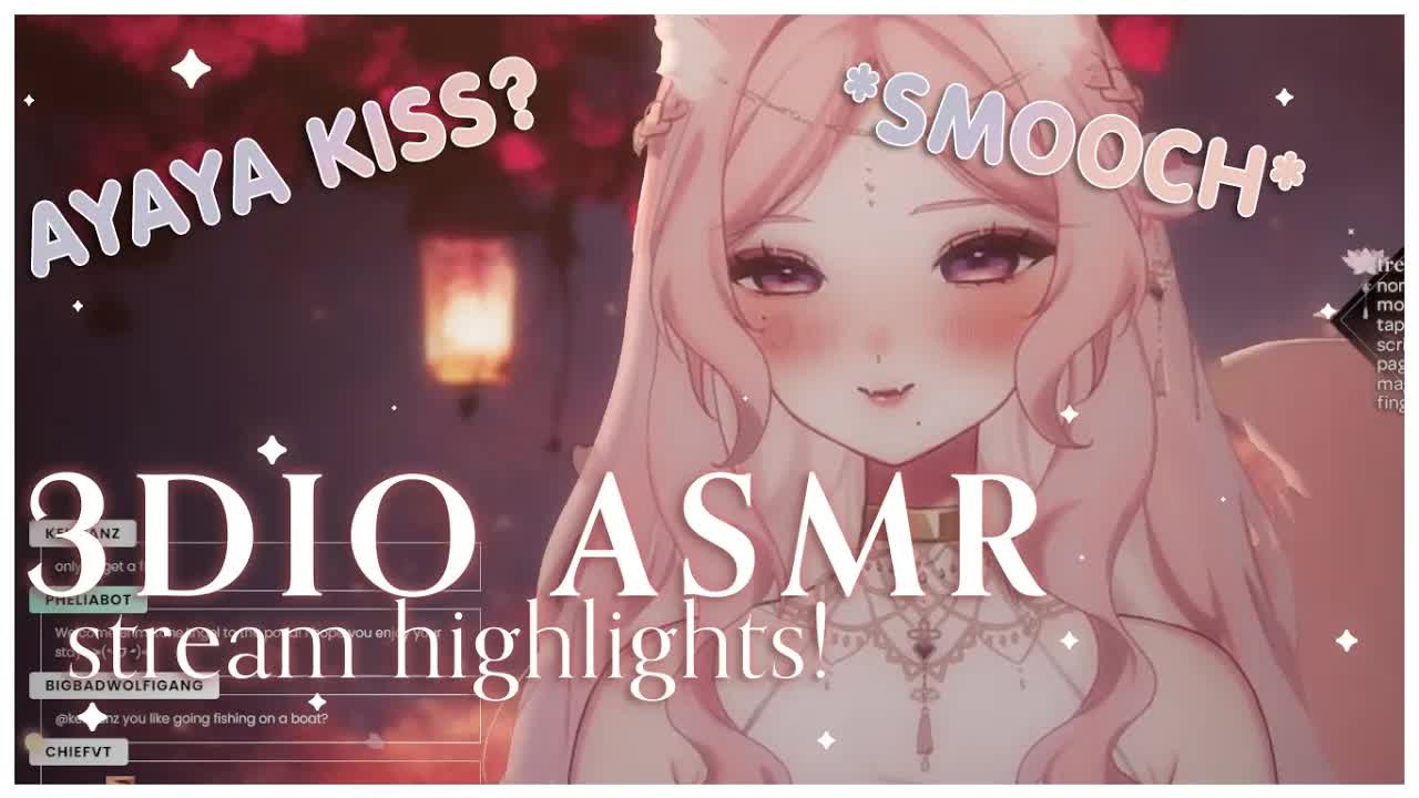 ♡3DIO ASMR♡ heartbeat, earlicks, kisses, ara ara ♡ [10.11.22] ♡stream highlights♡