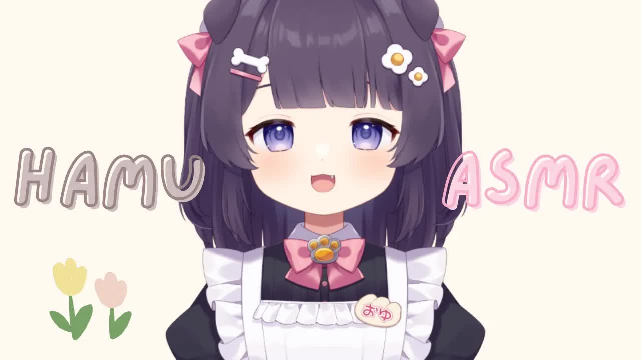 はむはむ耳ふー寝かしつけ🐹💤睡眠導入ASMR #shorts #asmr #earblowing  #tapping #sleeping #vtuber