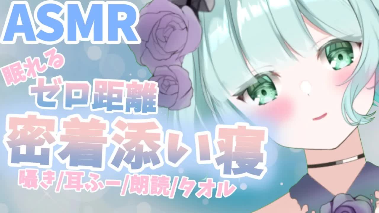 【ASMR・睡眠導入】密着添い寝で眠りにつこうzzz【新人Vtuber】sleep with Ruru