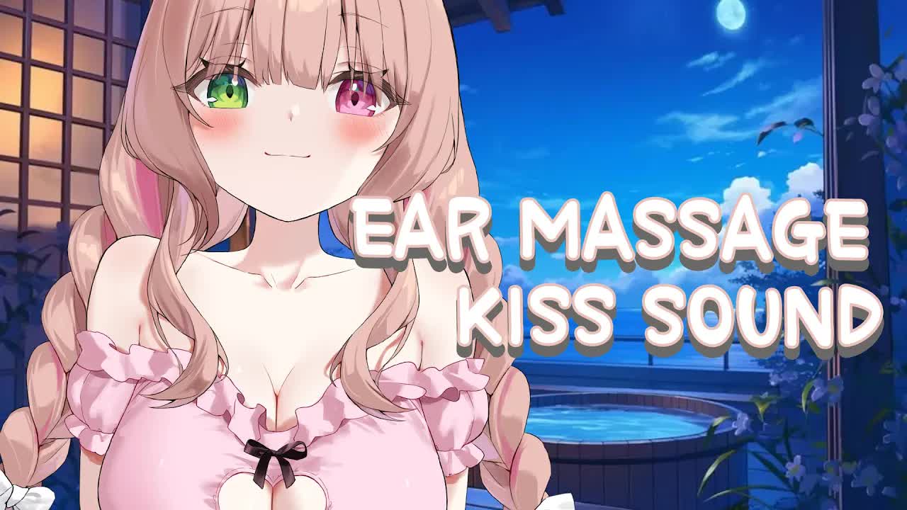 [黒3DIO❤️ASMR]  ASMR 1 HOUR Ear massage & kiss sound