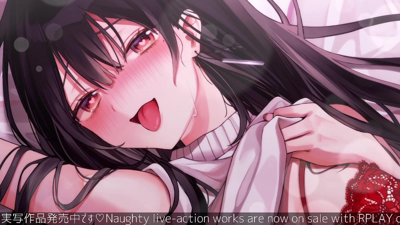 【お耳舐めASMR】深夜のお耳舐め配信…吐息が熱くなっちゃうね💗【暁ツキ】