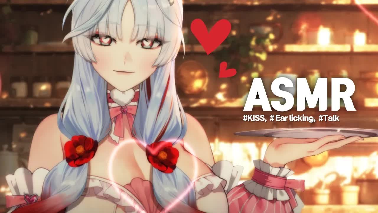 [ASMR/3DIO] 주인님! 케어는 뽀뽀입니다! 💋❤️ㅣkiss / Ear licking