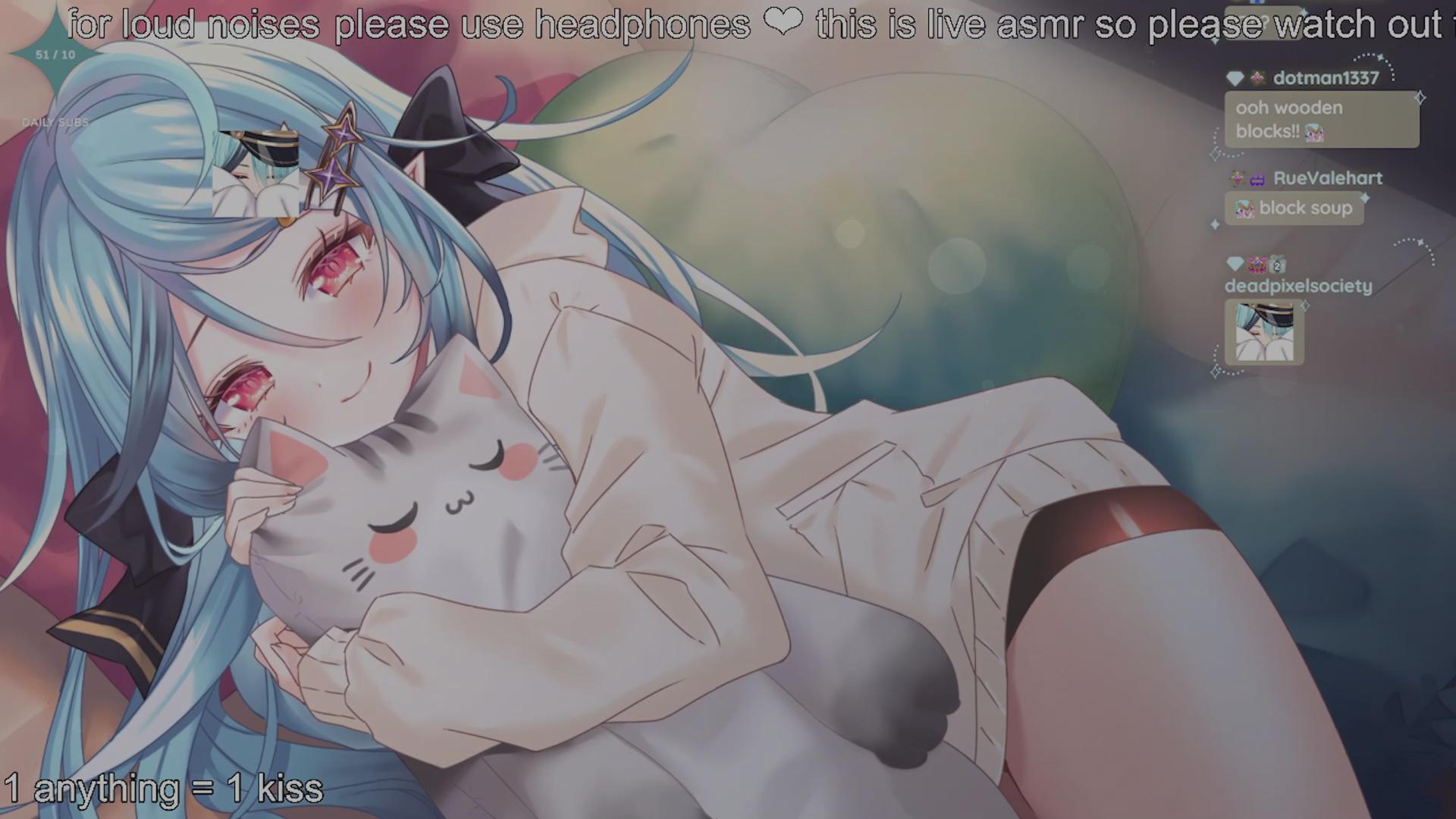 [3DIO ASMR] sweet gf makes you COMFY! ❤ kisses, whispers, & more~