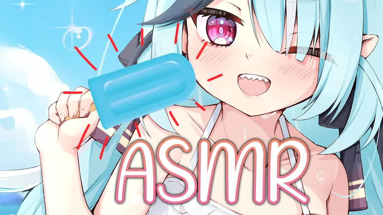 【ASMR】Let's Beat the Summer Heat! 😛Popsicle and Water Sounds~