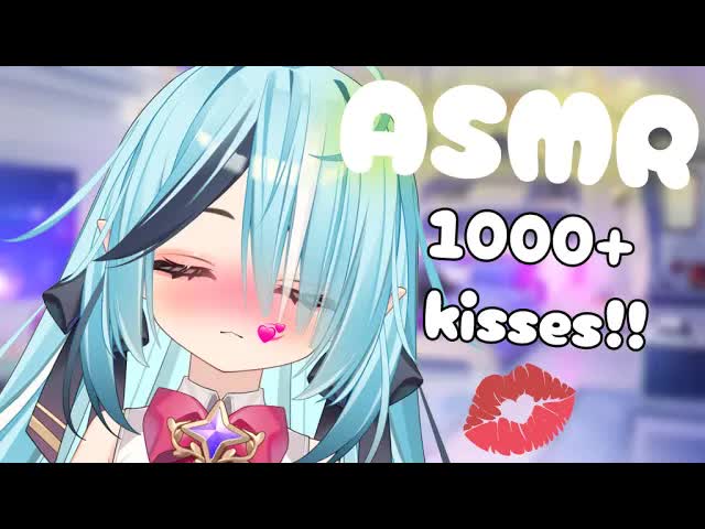 [3DIO ASMR] 1000+ chus for you! 💋♥ 5k celebration~