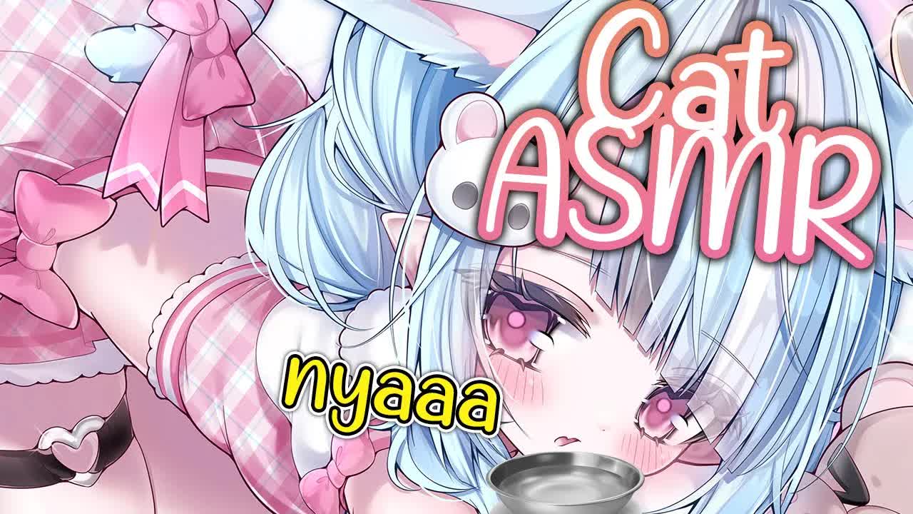 【ASMR】Your Pet Cat Needs Water! (Mouth Sounds & Sniffing)