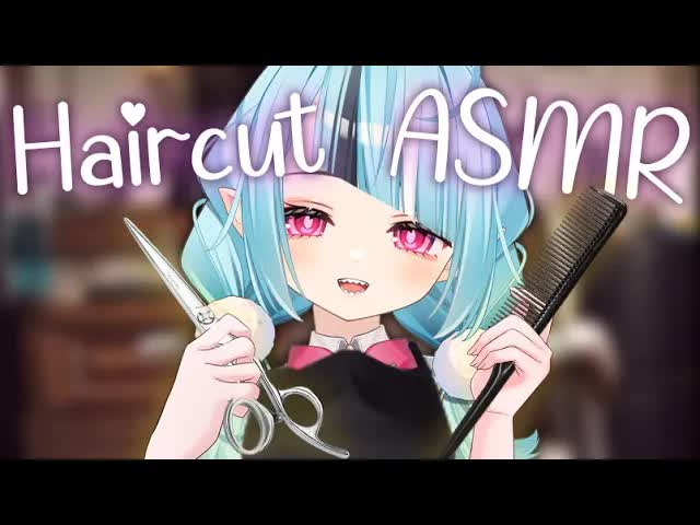 【ASMR】Full Haircut Experience ✨Brushing, scissors, shampoo & more~
