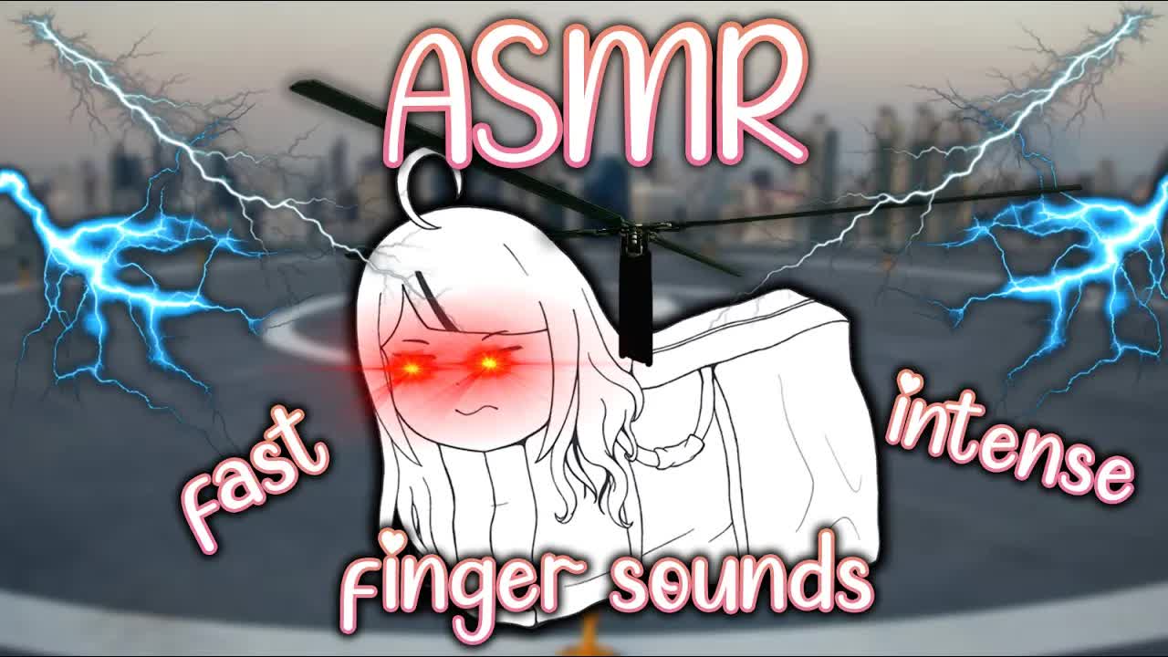 【ASMR】Intense Finger Ear Cleaning 🚁Helicopter Sounds