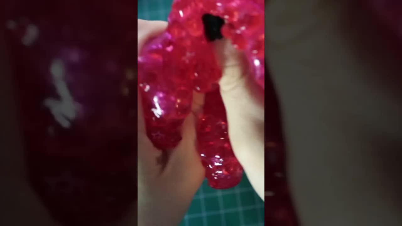 【ASMR】This Sailor Mars Slime is SO Satisfying! Comfy and Crunchy Slime ASMR