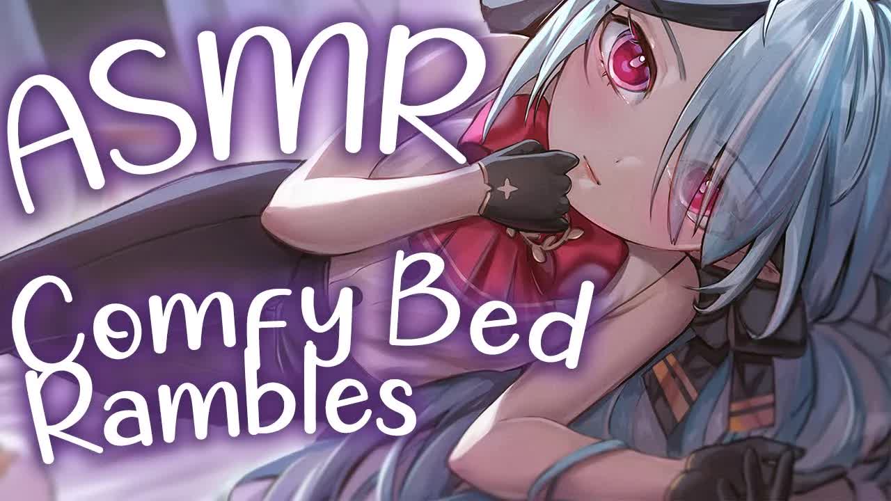 【3DIO ASMR】Girlfriend Rambles to You in Bed (Getting Comfy ♥)