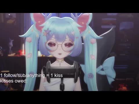 [3DIO ASMR] Comfy late night chilling~ kisses, heartbeat, licks, tappies