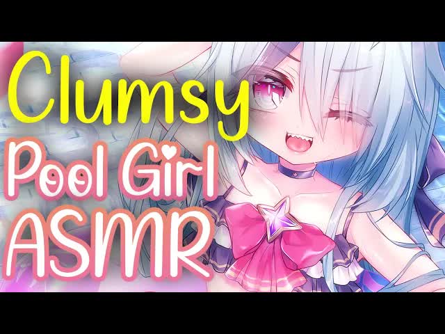 【3DIO ASMR】Clumsy Girl at the Pool Needs Your Help!