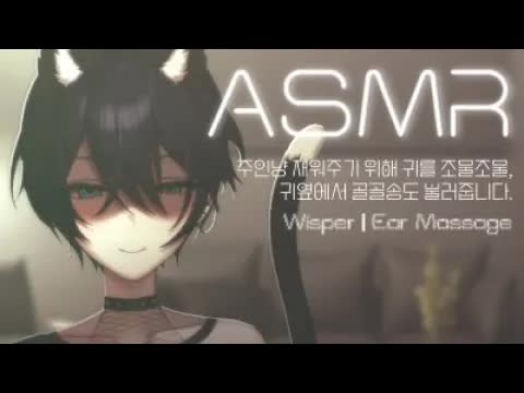 🖤SR3D ASMR  |  골골송을 부르며 귀를 쪼물딱거려요